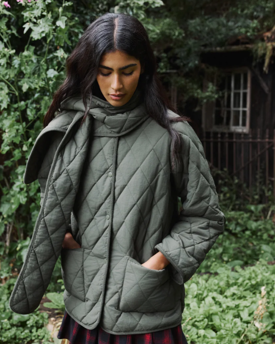scarf coat
