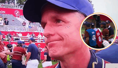 Cameras Pick Up Scottie Scheffler Gesture After 15th Green Flare-Up