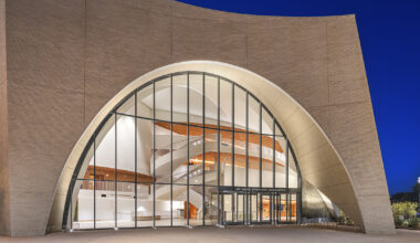 snøhetta completes arched addition to 100 year-old st. louis symphony hall