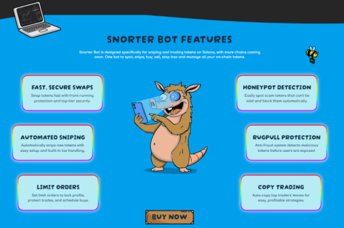 Snorter Bot features.