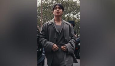 Jungkook of BTS attends his first fashion week event in New York