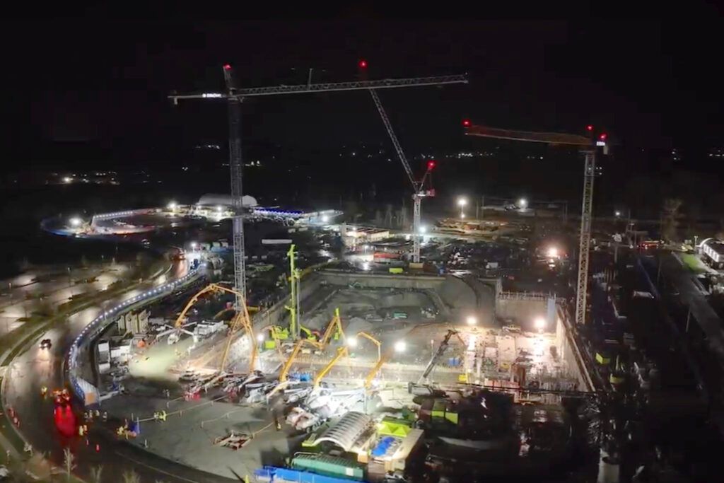 surrey cloverdale hospital bc cancer centre construction december 2024