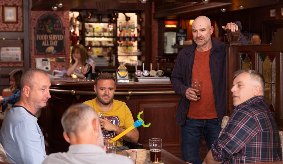 EMBARGOED UNTIL 30/09/2025 00:01 Tim Metcalfe, Tyrone Dobbs, Steve McDonald, Coronation Street tim metcalfe, tyrone dobbs, steve mcdonald, coronation street