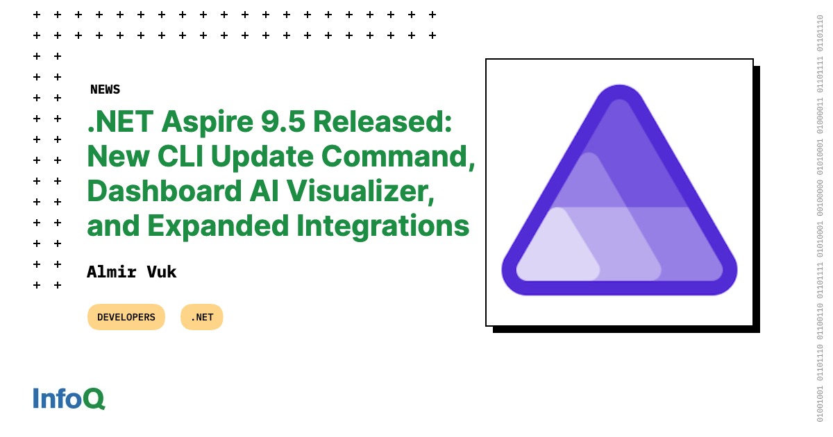 .NET Aspire 9.5 Released: New CLI Update Command, Dashboard AI Visualizer, and Expanded Integrations