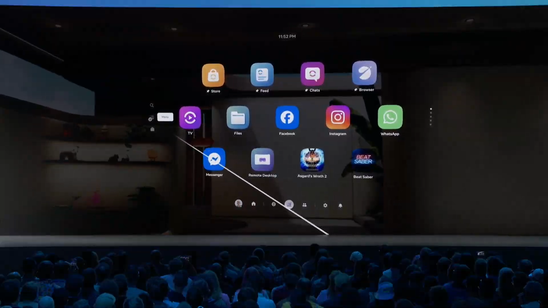 Sorry this screenshot from the livestream is a little grainy!