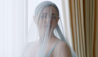 Chloë Grace Moretz Wore a Cinderella-Blue Gown and Veil to Marry Kate Harrison