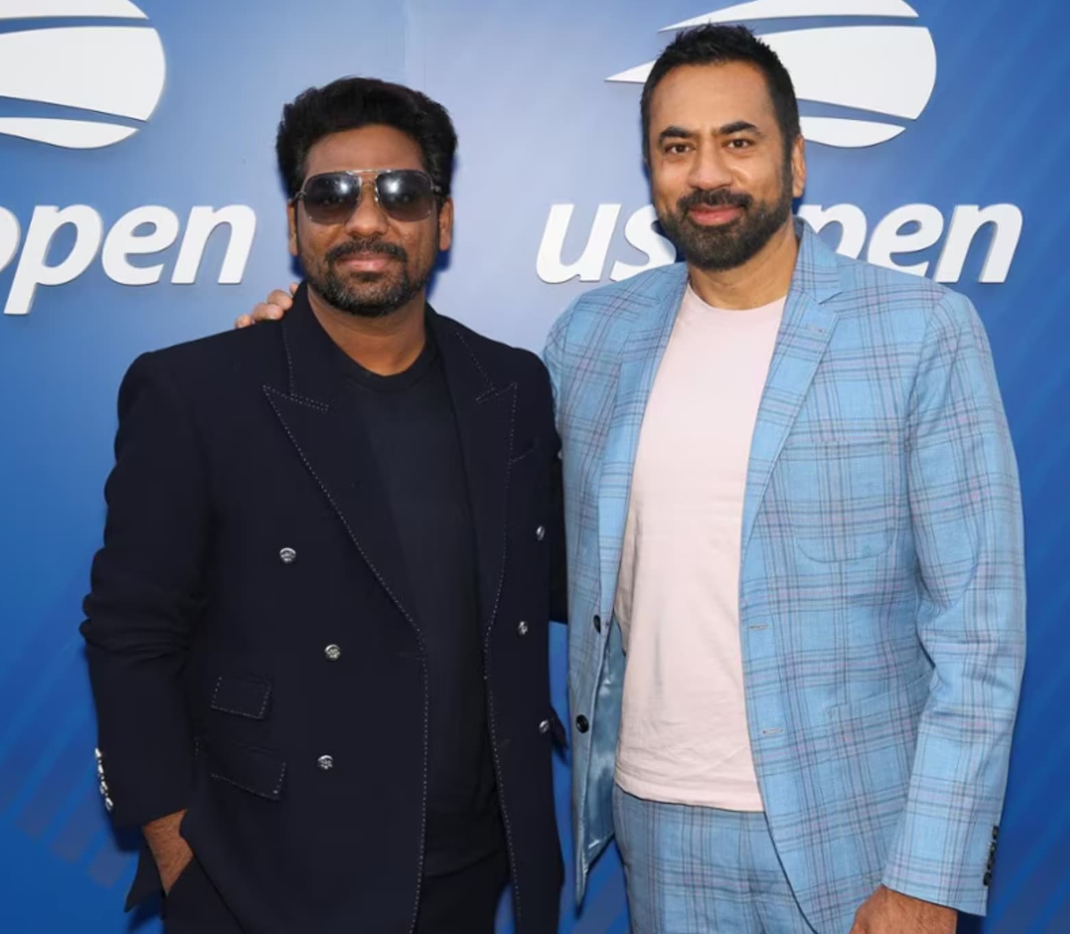 Kal Penn and Zakir Khan at the US Open 2025