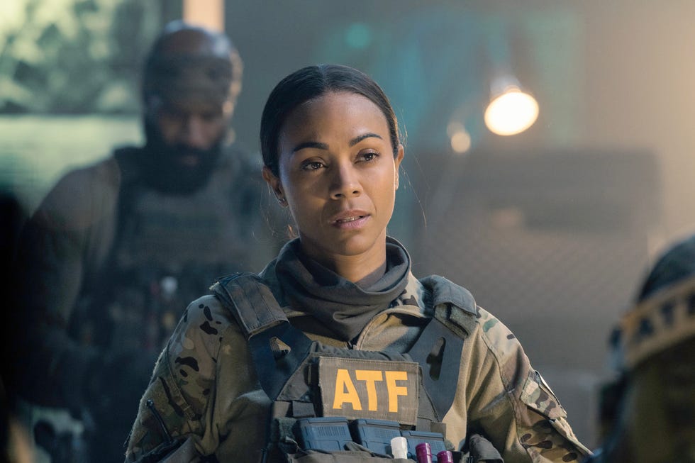 Zoe Saladana special ops lioness zoe saldana as joe in special ops lioness,
