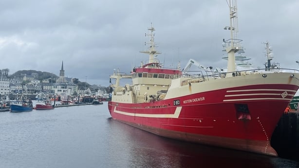 A fishing boat in Killybegs, Co Donegal