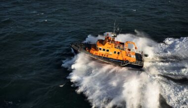 Crew of 12 rescued after trawler takes on water in Cork