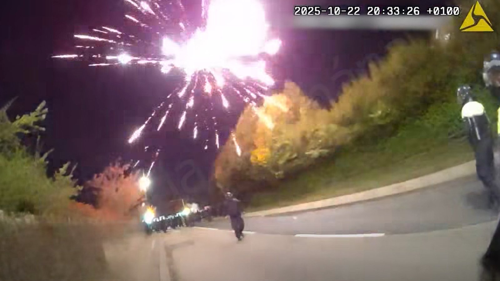 New bodycam footage of Saggart unrest released by gardaí