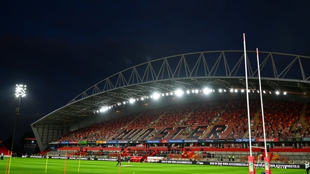 25 October 2025; A general view of Thomond Park before the United Rugby Championship match between Munster and Connacht at Thomond Park in Limerick. Photo by Ben McShane/Sportsfile