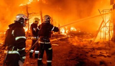 Russians carry out ‘biggest attack’ of the war on Ukraine’s gas facilities