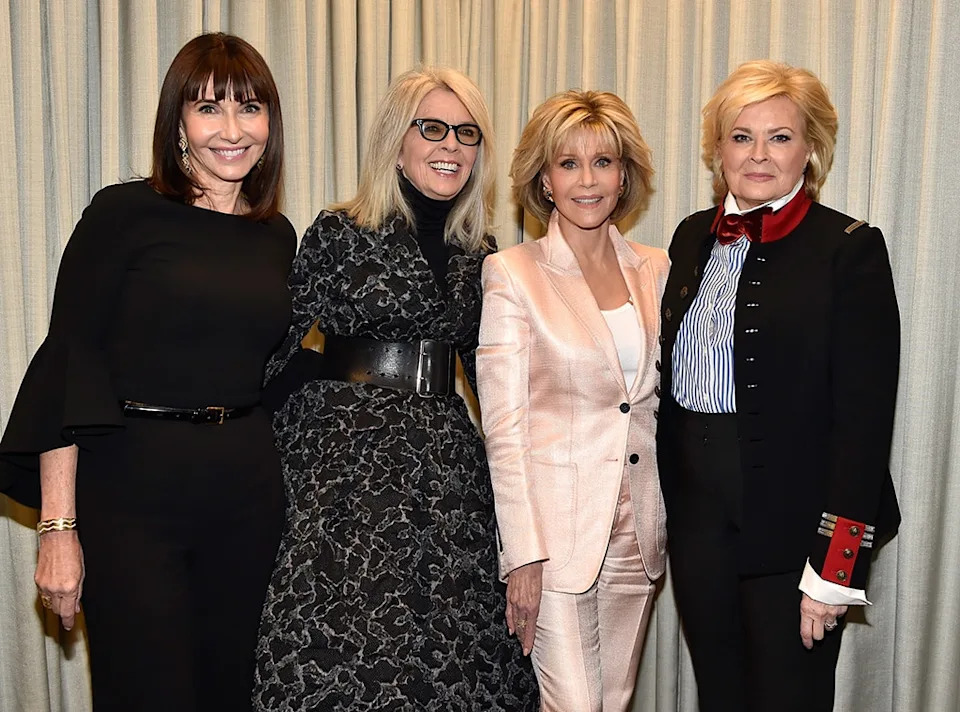 <p>Mary Steenburgen, Jane Fonda & Candice Bergen&nbsp;</p>