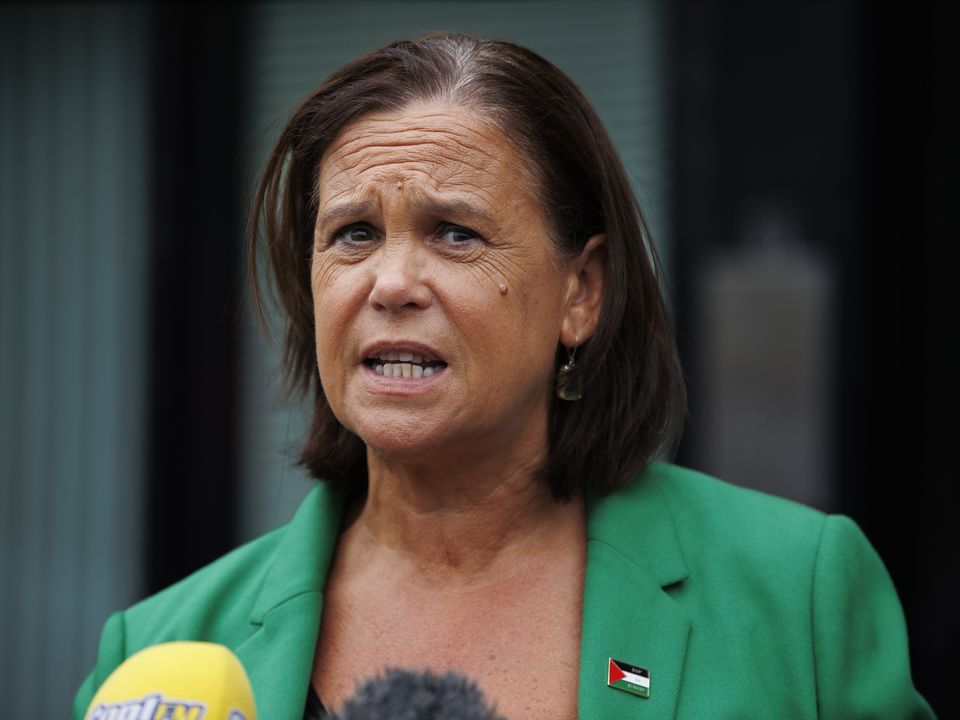 Sinn Féin leader Mary Lou McDonald (Liam McBurney/PA)