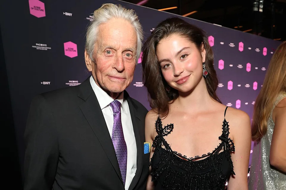 Kevin Mazur/Getty Michael Douglas and Carys Zeta Douglas at the PAC NYC Icons of Culture Gala in New York City on Oct. 28, 2025
