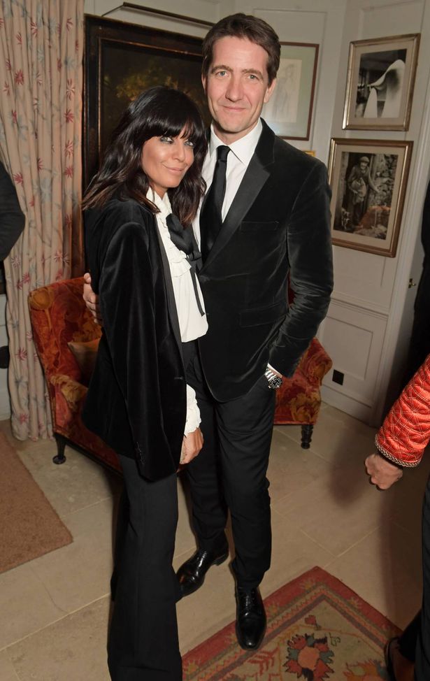 LONDON, ENGLAND - FEBRUARY 01:    Claudia Winkleman and Kris Thykier attend the Charles Finch & CHANEL Pre-BAFTA Party at 5 Hertford Street on February 1, 2020 in London, England.  (Photo by David M. Benett/Dave Benett/Getty Images)