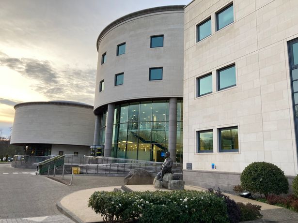 General view of Lisburn City and Castlereagh Council headquarters at Lagan Valley Island