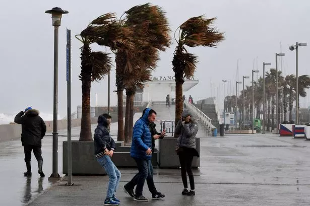 Storm Gloria batters Spanish eastern coast in Valencia  (file photo)