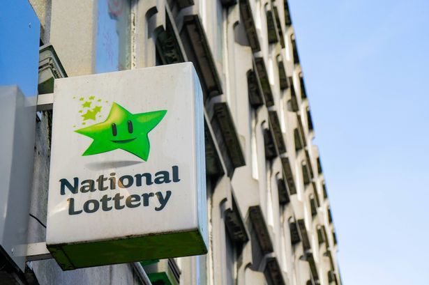 National Lottery sign, O'Connell Street, Dublin, Ireland