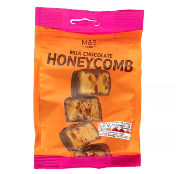 M&S Food Milk Chocolate Honeycomb 120g