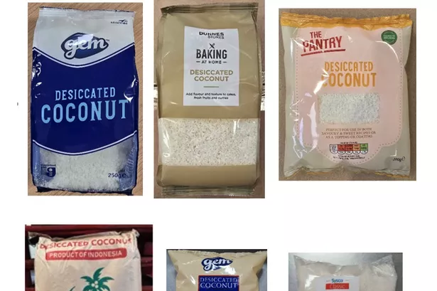 The desiccated coconut brands that have been recalled by FSAI