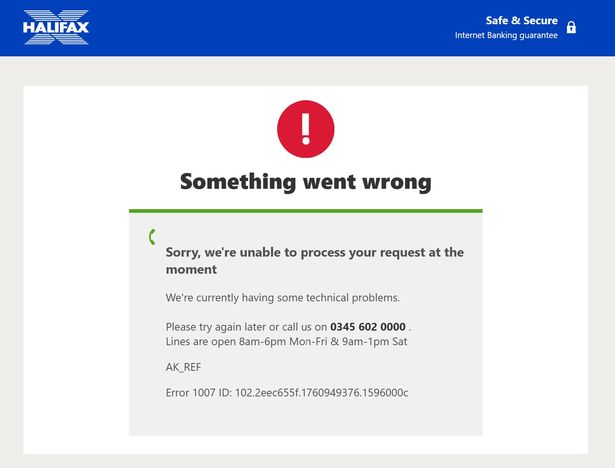 Banking apps and sites have been hit