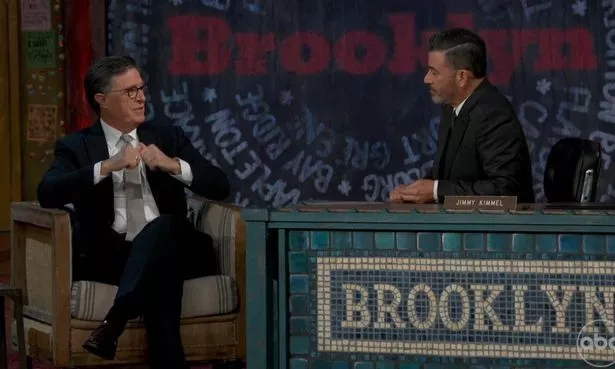 Kimmel and Colbert joke about the FCC