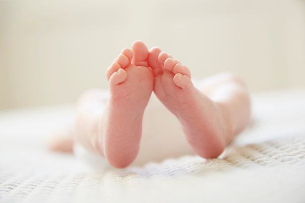 Generic image - close up of baby's feet