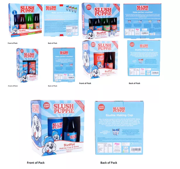 The implicated batches of SLUSH PUPPiE products listed below are subject to recall as they contain high levels of glycerol