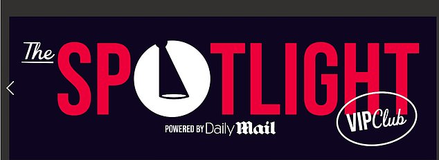 Love the Daily Mail’s showbiz stories? Sign up to The Spotlight – our essential daily round-up of the headlines that matter, delivered straight to your inbox. Sign up HERE.