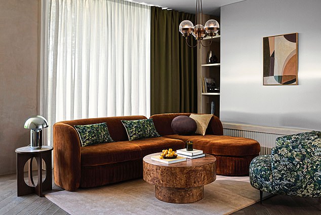 The new four-seater Pleat sofa from johnlewis.com is one of the season’s standout pieces, thanks to its elegant art-deco silhouette and chocolate-brown chenille upholstery. At £3,299 it’s a serious investment, but you can capture the mood on a smaller scale with a velvet cushion, a sculptural vase or ganache-coloured paint on your walls or skirting boards.