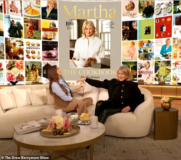 When Martha, 84, was on the show last year, Drew, 50, tried caressing her shoulder, only for the lifestyle guru to tartly push her hand away