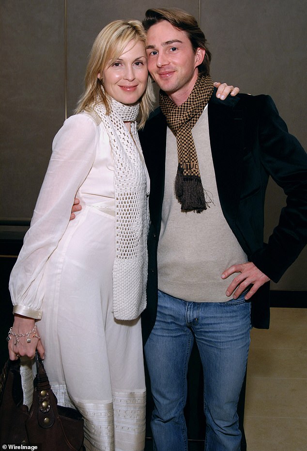 The Hollywood actress, shares two children, son Hermes, 17, and daughter Helena, 15, with German businessman ex Daniel, 50 (pictured Kelly and Daniel in 2006)