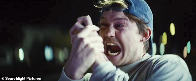 Alwyn was featured in all three segments of the film in small supporting parts, though he didn't share any scenes with Hunter in the single segment she was featured in