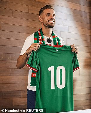 The England star embarked on a new chapter