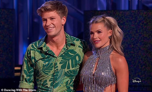 Bindi Irwin famously won Dancing With The Stars in 2015 and now her brother Robert Irwin is a frontrunner for the 2025 mirrorball trophy (Pictured: Robert Irwin and Witney Carson)