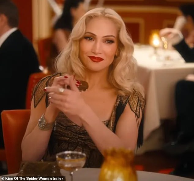 Functional nutritionist Monica Partier put the movie star's weight when making Kiss Of the Spider Woman at around 125lbs. 'Jennifer is 5ft5in, so I would put her at a size four, and I would say she got down to around 125lbs when she made the musical last year,' noted Partier