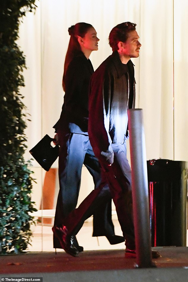 And on the day of its release, the happy couple showed unity in their matching outfits as they enjoyed quality time together