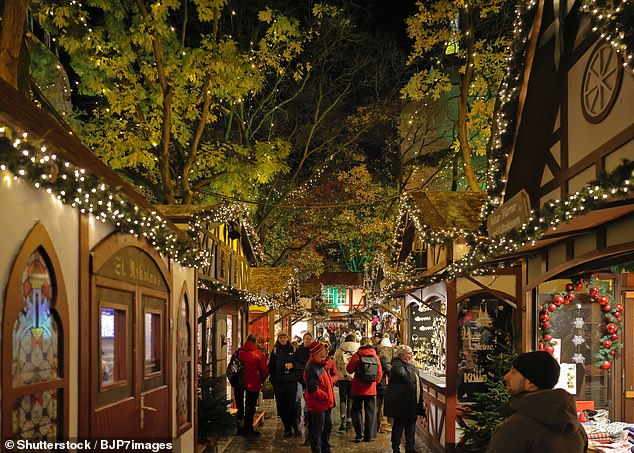 Visitors can sip on glühwein (mulled wine) and sample regional treats like Lebkuchen, sausages and candied apples, all while browsing dozens of stalls selling handcrafted gifts and decorations