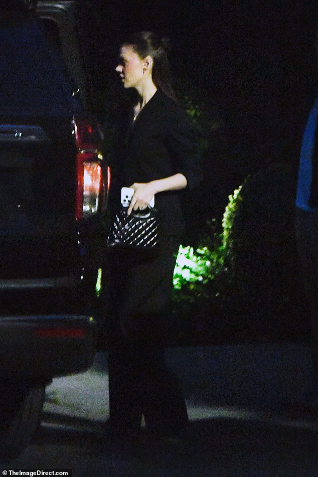 Nicola looked glam in her sophisticated ensemble