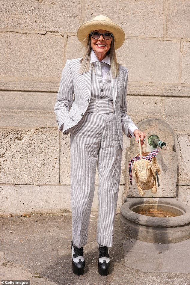 Diane Keaton called her battle with bulimia in her twenties 'the lowest point in my life'. The actress, whose cause of death at the age of 79 has not been shared, kept her eating disorder private until writing about the four year battle in her 2011 memoir (pictured in 2023)