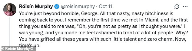 But got more than he bargained for when a furious Murphy weighed in among the comments