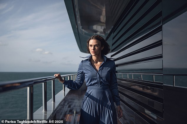 The new psychological series sees the Bend It Like Beckham star as main character journalist Laura 'Lo' Blacklock and viewers have declared the film has a 'crazy' plot