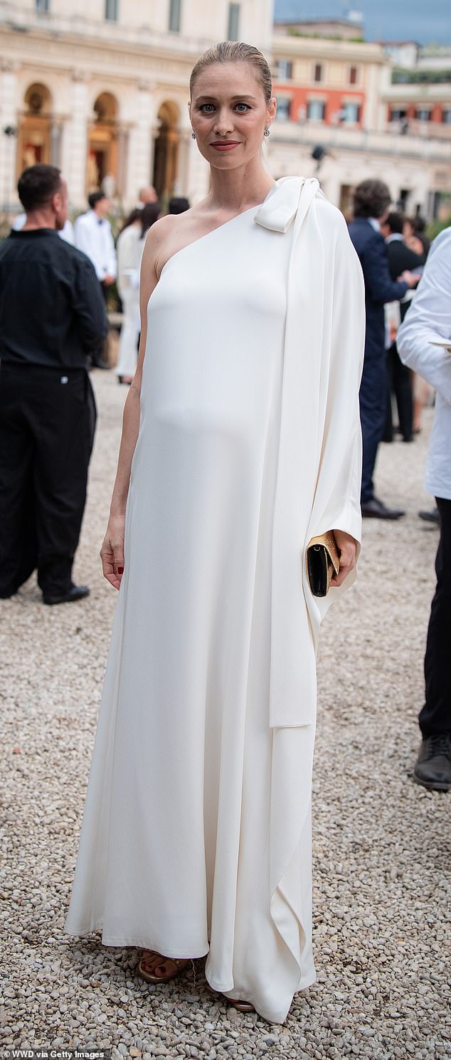 Pictured: Beatrice Borromeo at the Dior Cruise 2026 show held at the Villa Albani Torlonia in May, 2025 in Rome, Italy