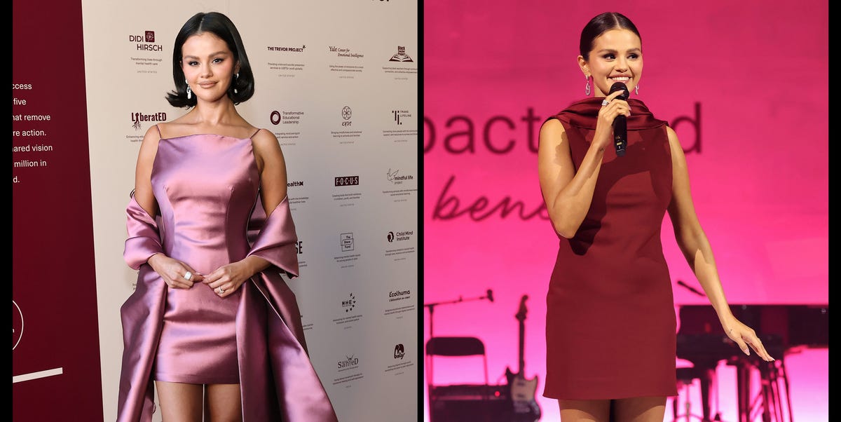 Selena Gomez Wears Two Gowns in One Night at the Rare Impact Gala