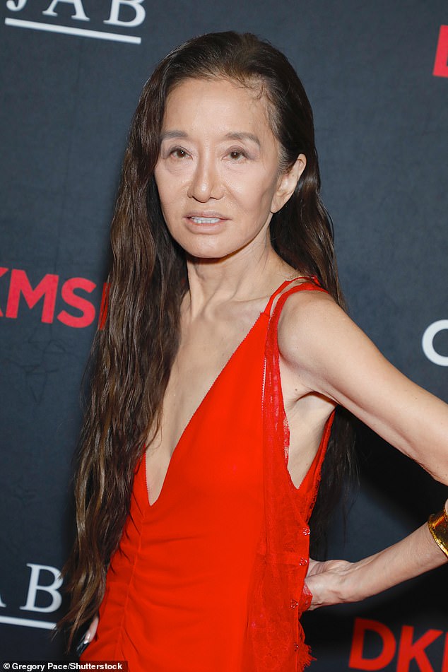 The fashion designer, 76, lead the stars at the 19th Annual DKMS Gala Honoring Coco Rocha at Cipriani Wall Street on Tuesday