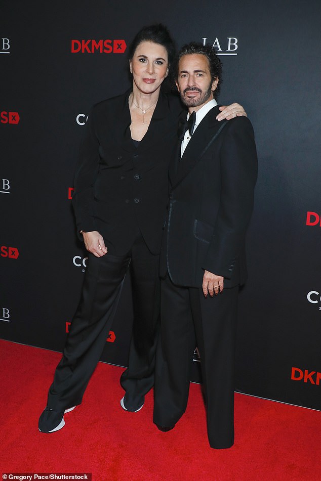 Elsewhere designer Marc Jacobs took to the red carpet at the event with CEO of multinational beauty company Coty Inc