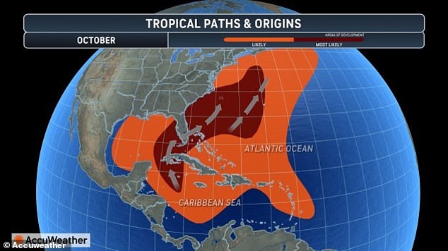 Experts have warned the blast could 'define the Atlantic tropical season in terms of impact'