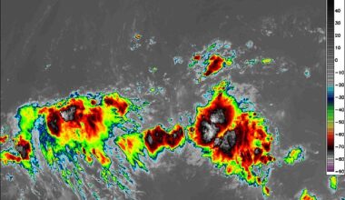 Meteorologists are monitoring a tropical wave moving west in the Atlantic Ocean, warning it could intensify in the coming days as it barrels closer to the US